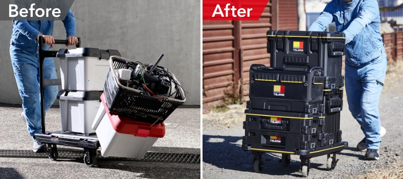 Before/After 不綁繩索也不怕崩落